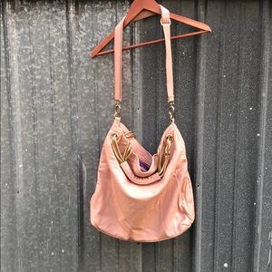 Deux Lux hobo vegan leather satchel bag purse